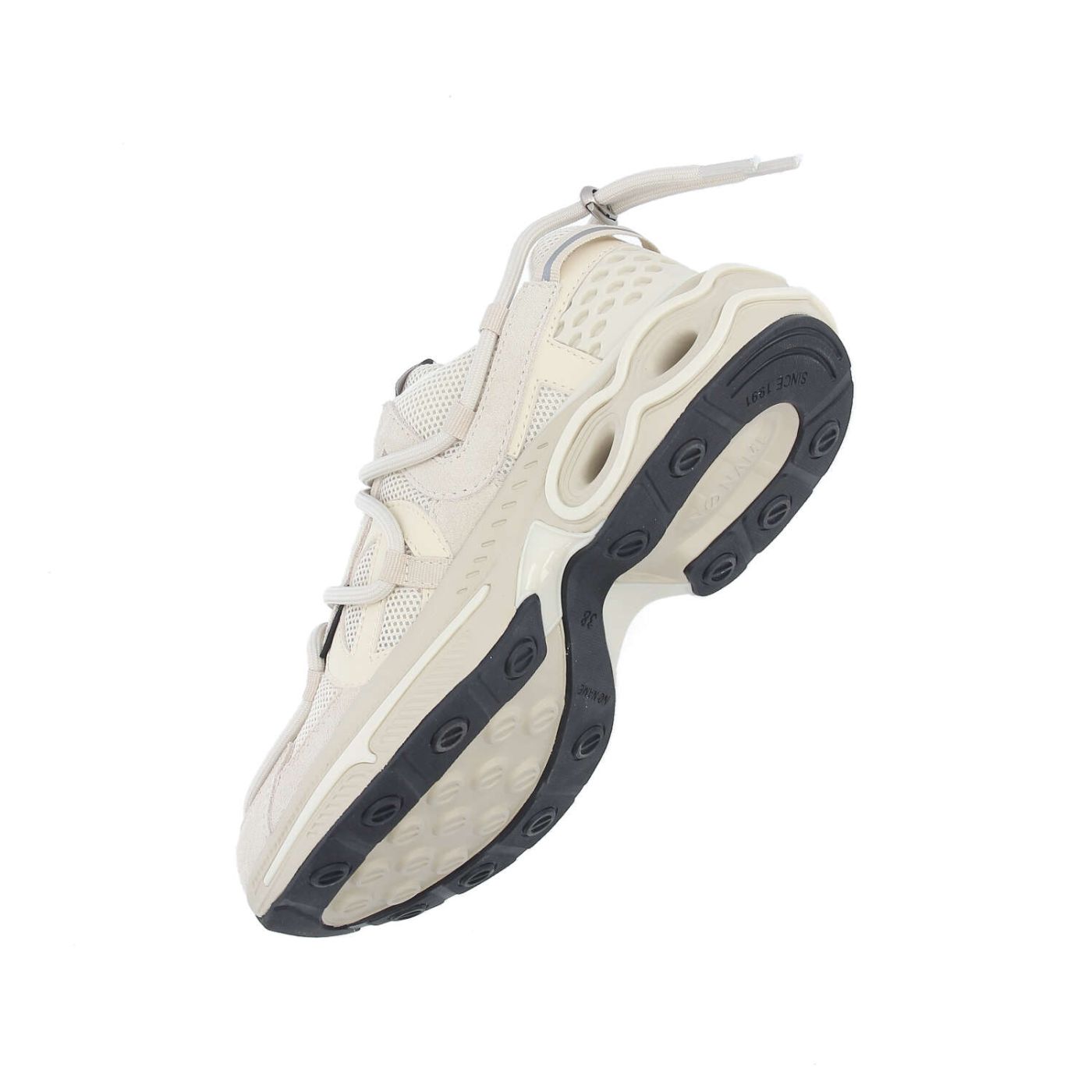 WILLO RUNNER W - MESH/SUEDE - BEIGE/BLANC CASSE